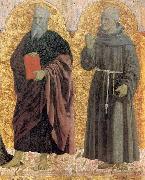 Piero della Francesca Sts Andrew and Bernardino oil